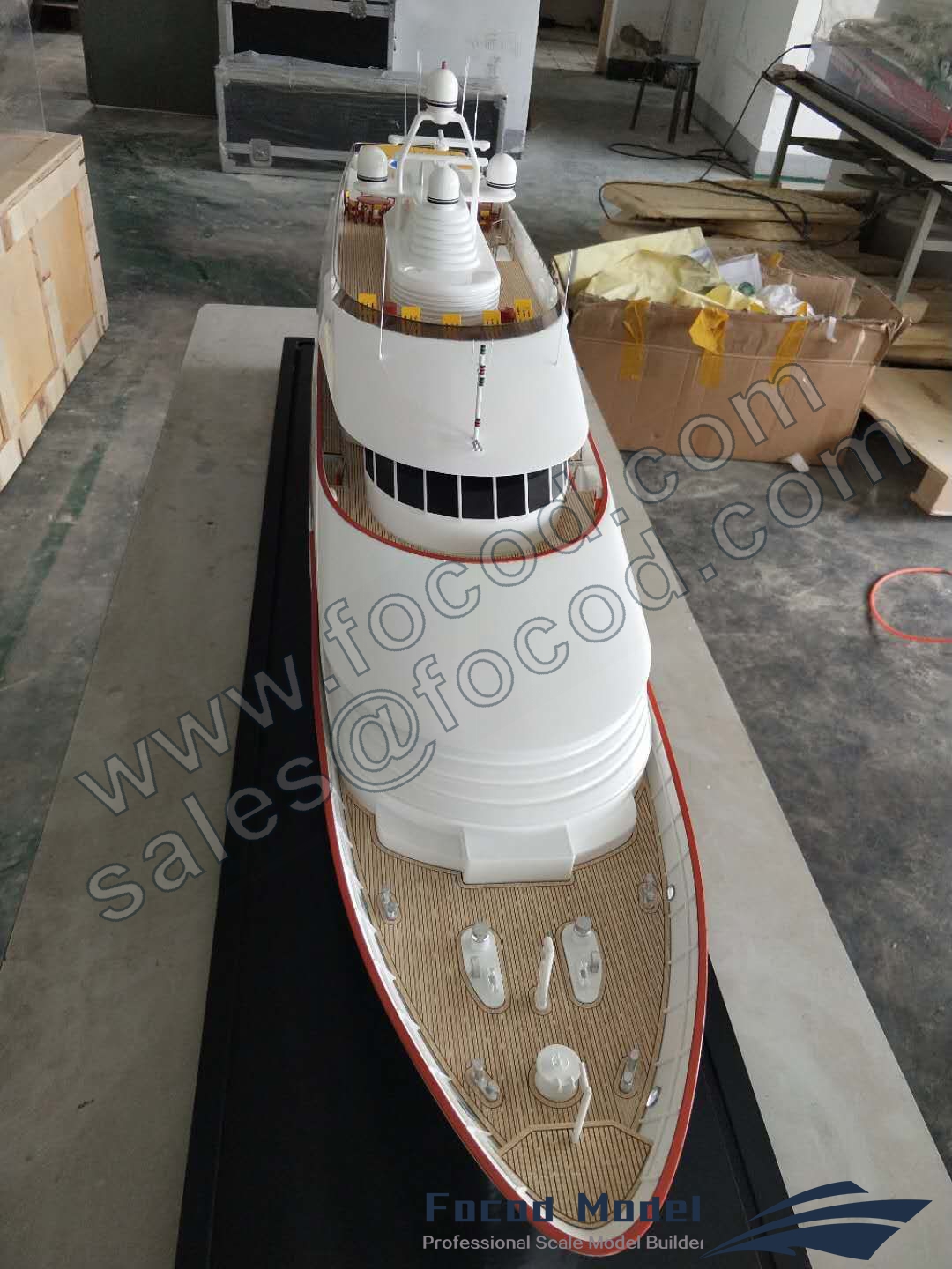 customized model of Swedeship megayacht (52.75m twin screw motoryacht)